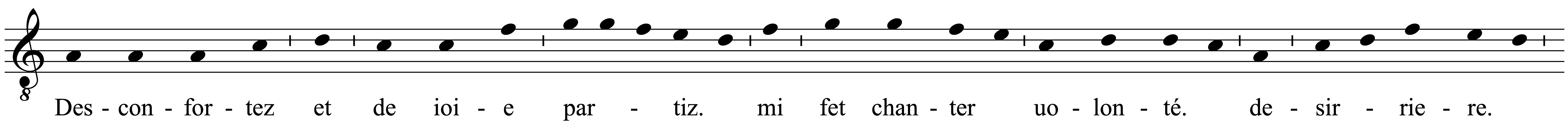 Work musical notation